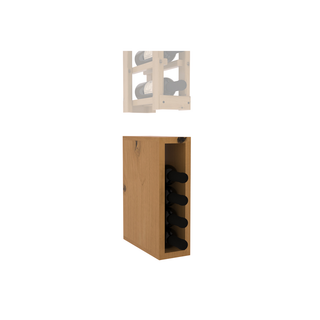 Elementcollection Split Wine Bin Extender Oak Stained