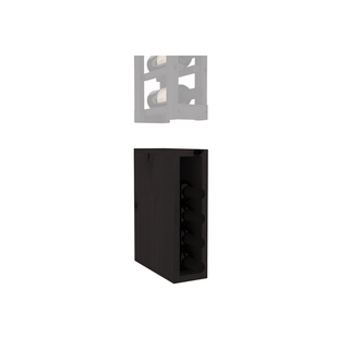 Elementcollection Split Wine Bin Extender Black Stained