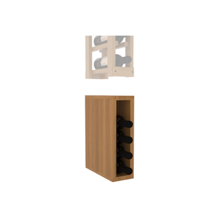 Elementcollection Split Wine Bin Extender Oak Stained