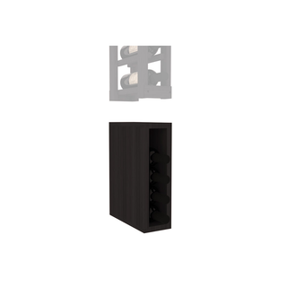 Elementcollection Split Wine Bin Extender Black Stained