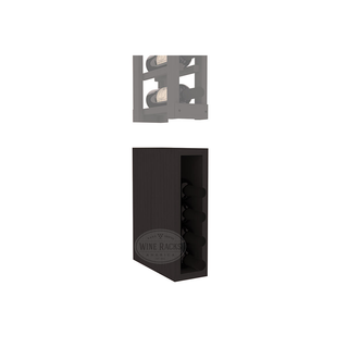 Elementcollection Split Wine Bin Extender Black Stained