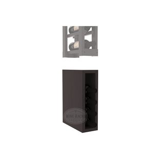 Elementcollection Split Wine Bin Extender Black Stained