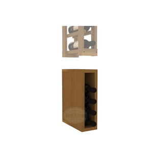 Elementcollection Split Wine Bin Extender Oak Stained