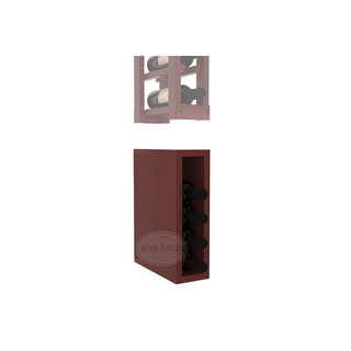 Elementcollection Split Wine Bin Extender Cherry Stained