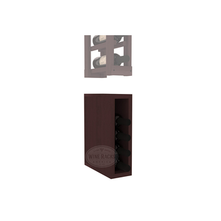 Elementcollection Split Wine Bin Extender Walnut Stained