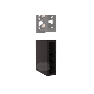 Elementcollection Split Wine Bin Extender Black Stained