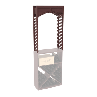 Elementcollection 26 Small Wood Wine Cellar Arch Walnut Stained