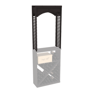 Elementcollection 26 Small Wood Wine Cellar Arch Black Stained