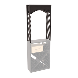 Elementcollection 26 Small Wood Wine Cellar Arch Black Stained