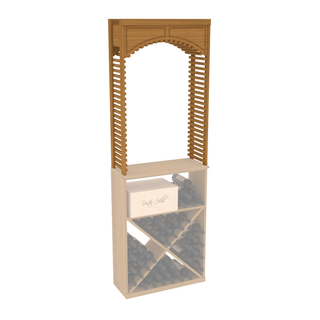 Elementcollection 26 Small Wood Wine Cellar Arch Oak Stained