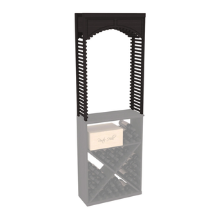 Elementcollection 26 Small Wood Wine Cellar Arch Black Stained