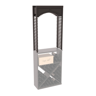 Elementcollection 26 Small Wood Wine Cellar Arch Black Stained