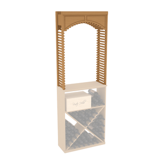 Elementcollection 26 Small Wood Wine Cellar Arch Oak Stained