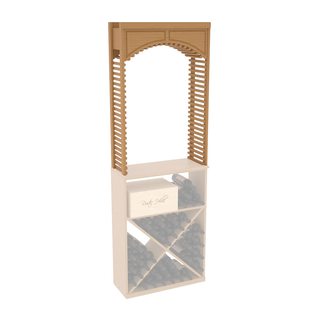 Elementcollection 26 Small Wood Wine Cellar Arch Oak Stained