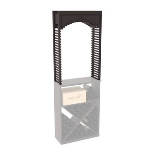 Elementcollection 26 Small Wood Wine Cellar Arch Black Stained