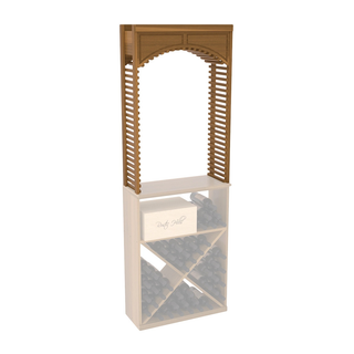 Elementcollection 26 Small Wood Wine Cellar Arch Oak Stained
