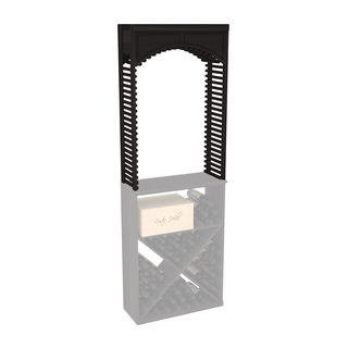 Elementcollection 26 Small Wood Wine Cellar Arch Black Stained