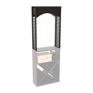 Elementcollection 26 Small Wood Wine Cellar Arch Black Stained