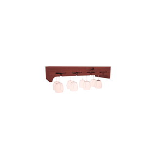 Elementcollection 26 Stemware Wood Wine Rack Cherry Stained