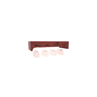 Elementcollection 26 Stemware Wood Wine Rack Cherry Stained