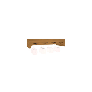 Elementcollection 26 Stemware Wood Wine Rack Oak Stained