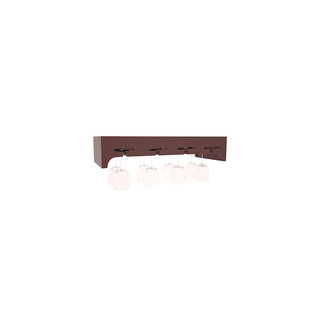 Elementcollection 26 Stemware Wood Wine Rack Walnut Stained
