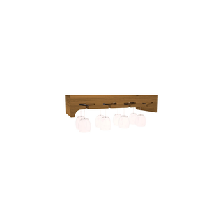 Elementcollection 26 Stemware Wood Wine Rack Oak Stained