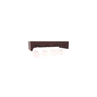 Elementcollection 26 Stemware Wood Wine Rack Walnut Stained