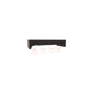 Elementcollection 26 Stemware Wood Wine Rack Black Stained