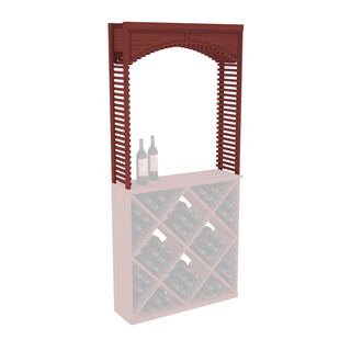 Elementcollection 35 Large Cellar Wood Wine Cellar Arch Cherry Stained