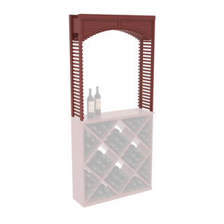 Elementcollection 35 Large Cellar Wood Wine Cellar Arch Cherry Stained