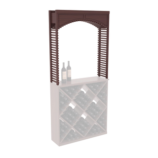Elementcollection 35 Large Cellar Wood Wine Cellar Arch Walnut Stained