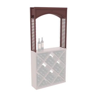 Elementcollection 35 Large Cellar Wood Wine Cellar Arch Walnut Stained