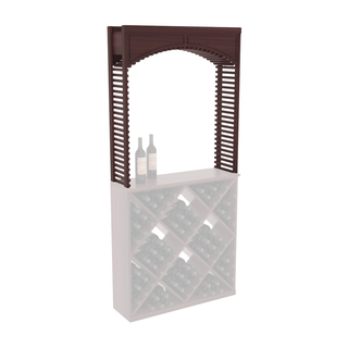 Elementcollection 35 Large Cellar Wood Wine Cellar Arch Walnut Stained