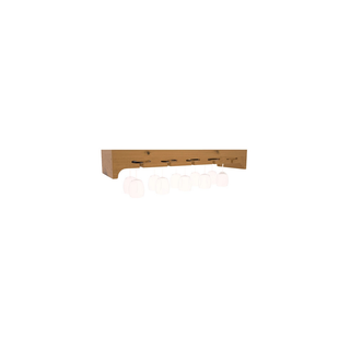 Elementcollection 35 Large Stemware Wood Wine Rack Oak Stained
