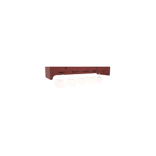Elementcollection 35 Large Stemware Wood Wine Rack Cherry Stained
