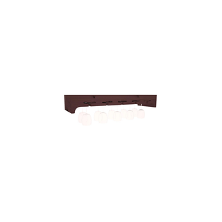 Elementcollection 35 Large Stemware Wood Wine Rack Walnut Stained