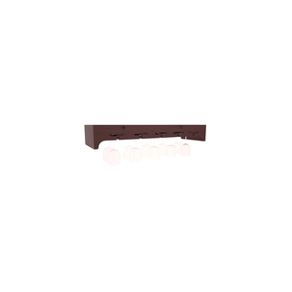 Elementcollection 35 Large Stemware Wood Wine Rack Walnut Stained