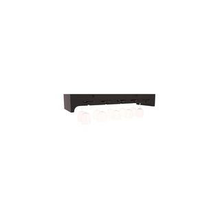 Elementcollection 35 Large Stemware Wood Wine Rack Black Stained