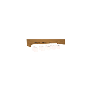 Elementcollection 35 Large Stemware Wood Wine Rack Oak Stained