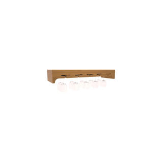 Elementcollection 35 Large Stemware Wood Wine Rack Oak Stained