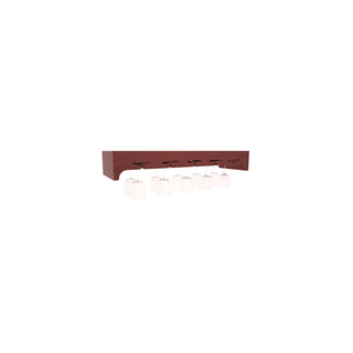 Elementcollection 35 Large Stemware Wood Wine Rack Cherry Stained