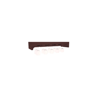 Elementcollection 35 Large Stemware Wood Wine Rack Walnut Stained