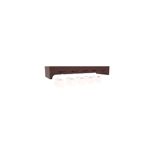 Elementcollection 35 Large Stemware Wood Wine Rack Walnut Stained