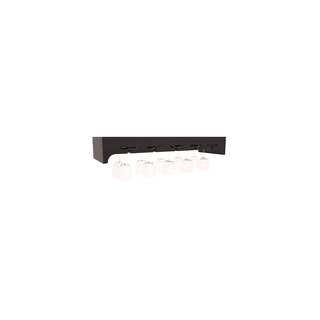 Elementcollection 35 Large Stemware Wood Wine Rack Black Stained