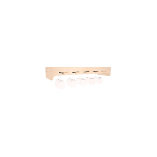 Elementcollection 35 Large Stemware Wood Wine Rack Unstained Element Collection