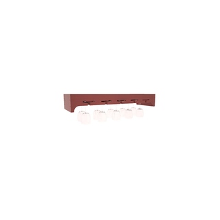 Elementcollection 35 Large Stemware Wood Wine Rack Cherry Stained