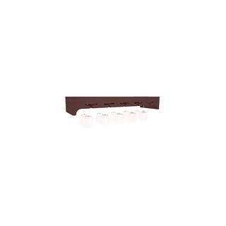 Elementcollection 35 Large Stemware Wood Wine Rack Walnut Stained