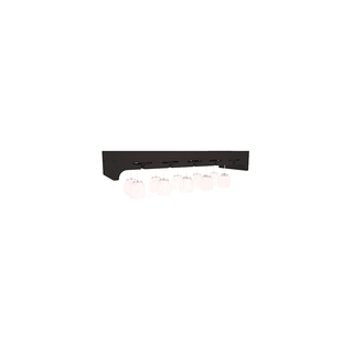 Elementcollection 35 Large Stemware Wood Wine Rack Black Stained