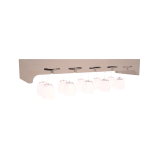 Elementcollection 35 Large Stemware Wood Wine Rack Greywash Stained